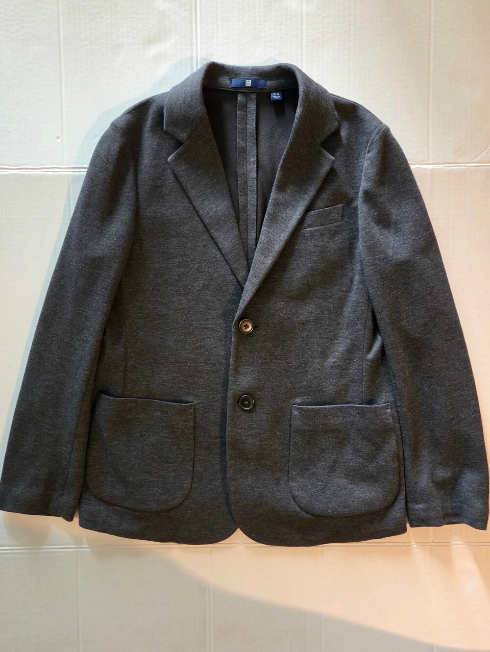 Uniqlo Kids Dark Gray Two-Button Blazer